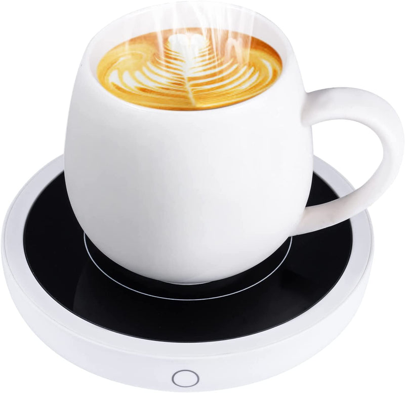  Demasone Coffee Warmer, Coffee Mug Warmer with Smart Sensor  Switch, Coffee Cup Warmer for Desk，Thermostatic Electric Mug Warmer for  Heating Coffee, Beverage, Milk, Tea, White: Home & Kitchen